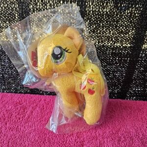 My Little Pony Applejack Plush Yellow Green Eyes 6" By Hasbro Funrise 2013